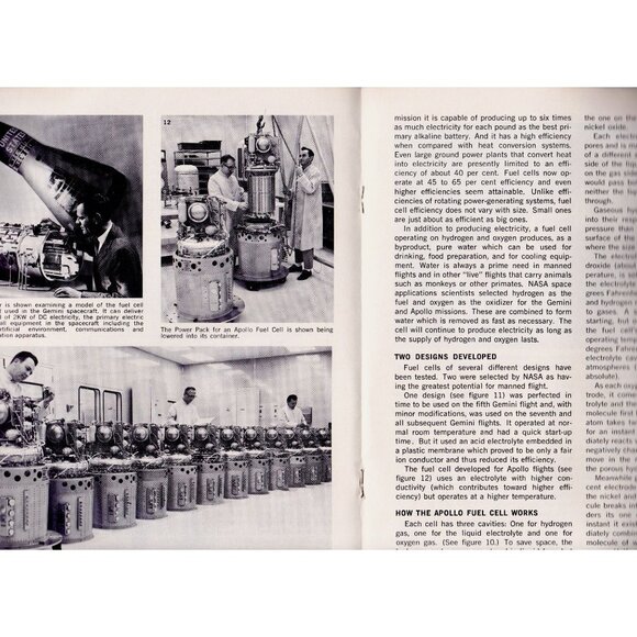 NASA Facts NF-38 Electric Power in Space 1967 Tech Manual 20pgs Vintage NASA - Picture 6 of 10